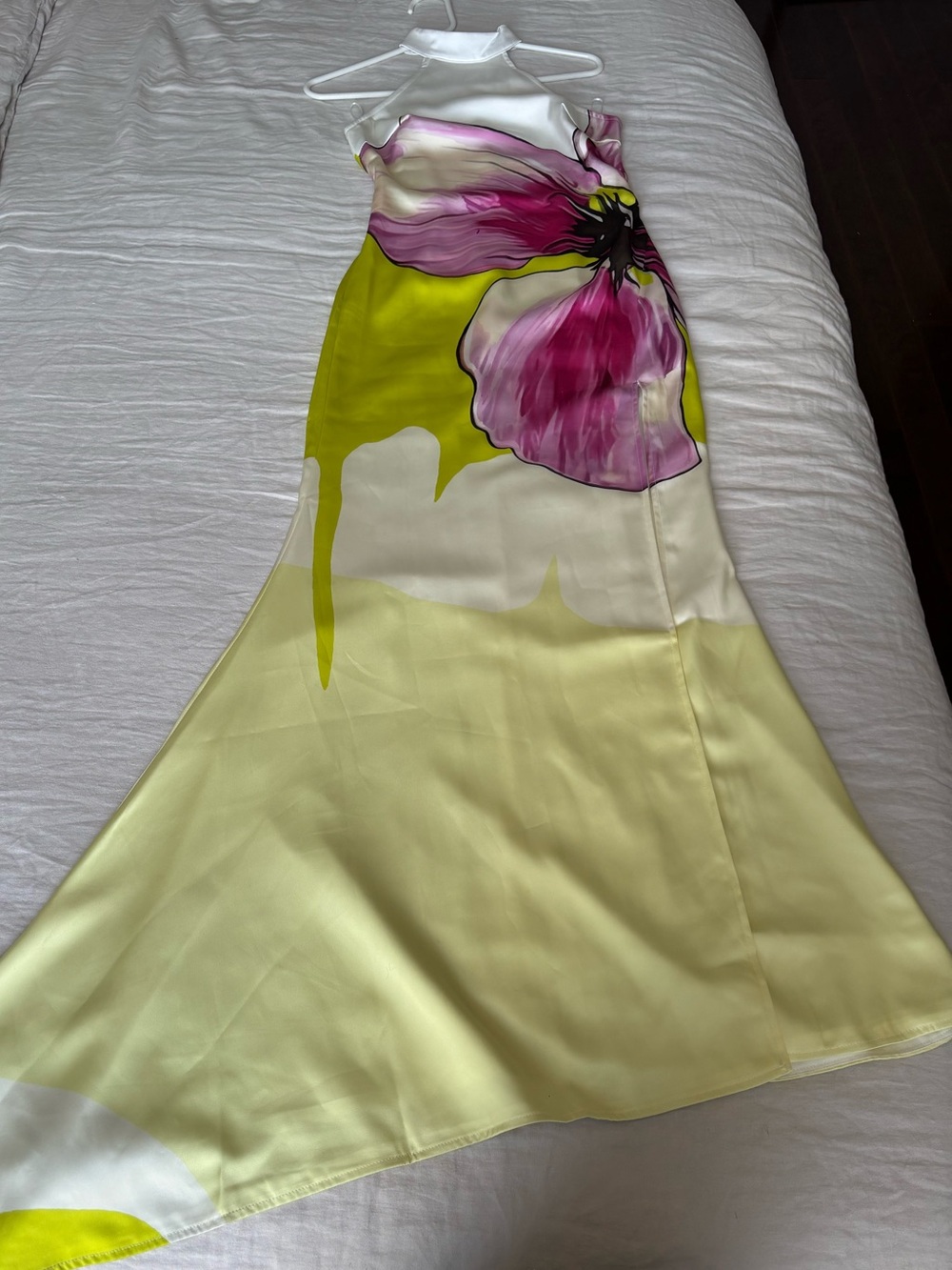 Olivia Floral Halter Gown - Picture 3 of 4